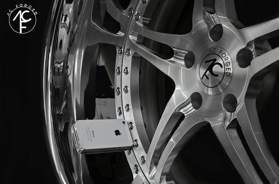 AC Forged ACF702 flat forging W/ XTREME LIP Series Brushed chrome lip