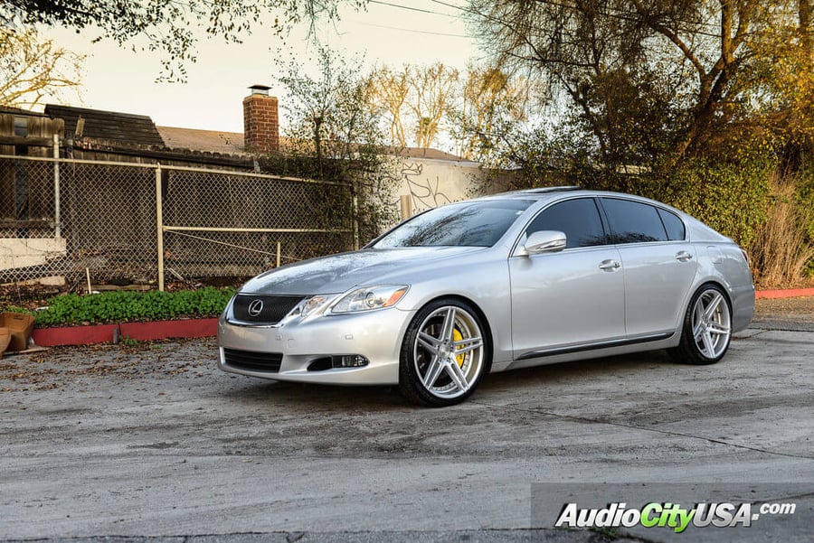 8_Lexus_gs460_Rennen_CSL3_Silver_machine_wheels_rims_AudioCityUsa