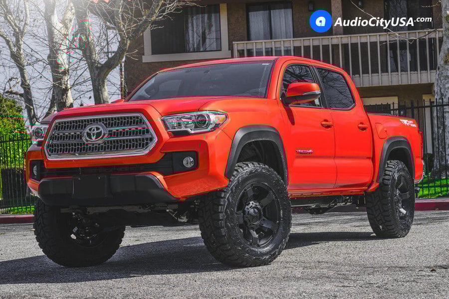 Toyota_Tacoma_TRD_18_XD_811_Satin_Black_rims_wheels