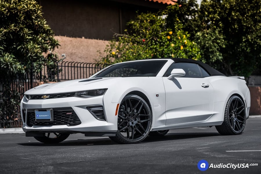 22" Staggered Giovanna Wheels Bogota Black Rims