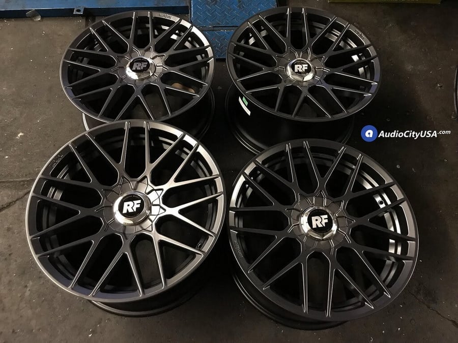 19" Rotiform Wheels RSE Matte Anthracite Rims