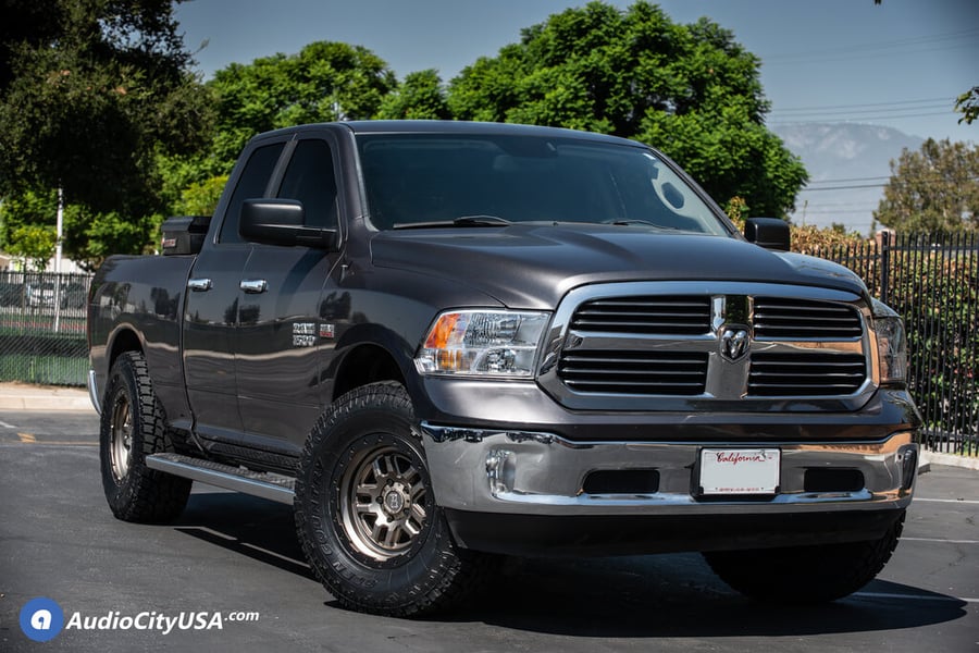 18″ Black Rhino Wheels Barstow Matte Bronze with Matte Black Lip Ring Off-Road Rims for 2015 Dodge Ram 1500