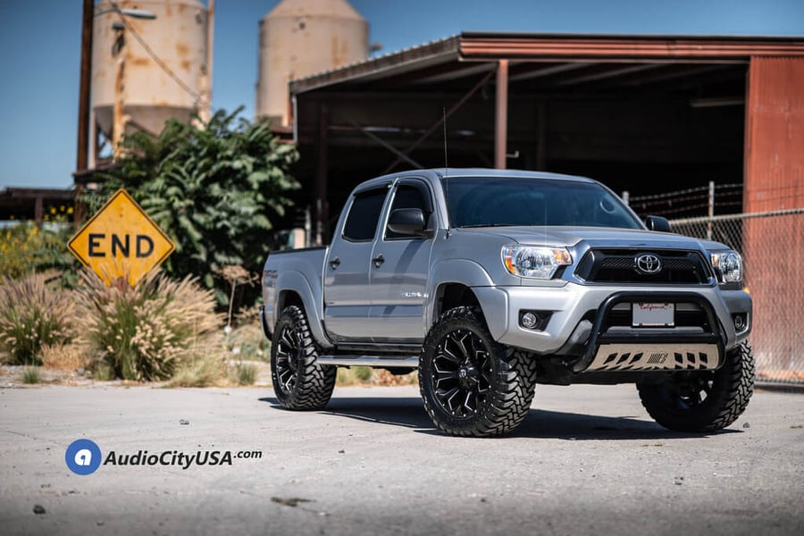 20" Fuel Wheels D546 Assault Black Milled Off-Road Rims