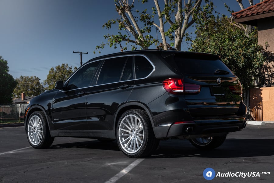 22" Road Force Wheels RF 15 Silver Rims for 2014 BMW X5  Audio City USA