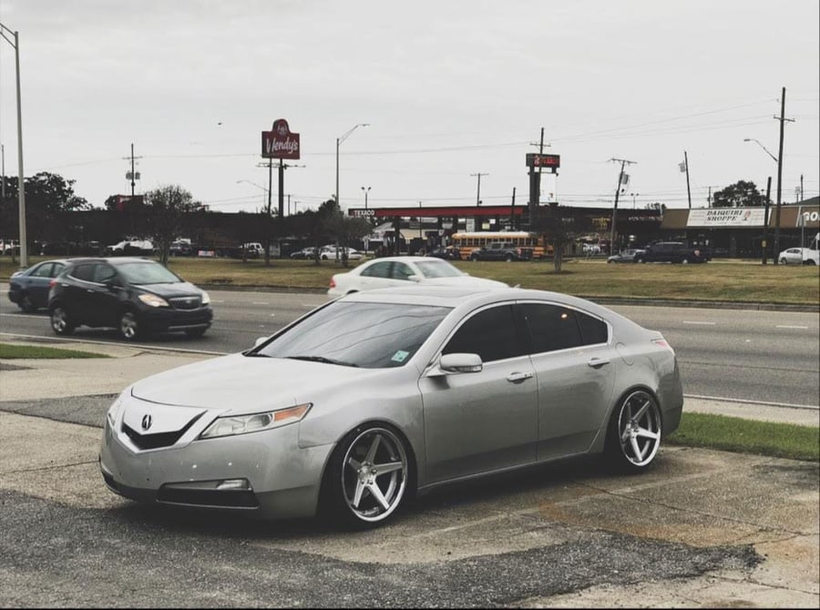 20" Ferrada Wheels FR3 Silver Machined with Chrome Lip Rims for Acura TL