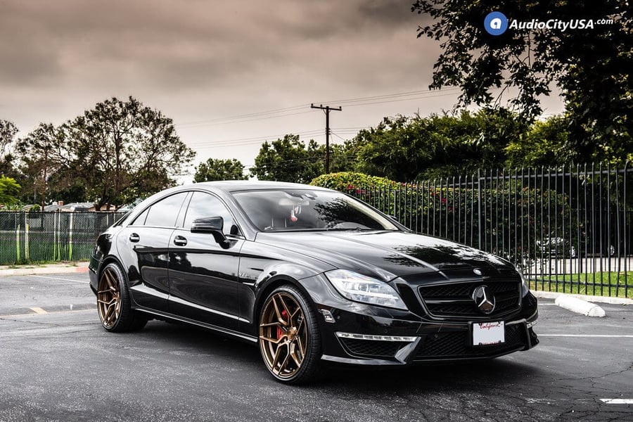 20" Staggered Rohana Wheels RFX11 Brush Bronze Rims