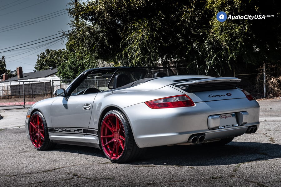 20" Staggered Rohana Wheels RFX2 Gloss Red Rims