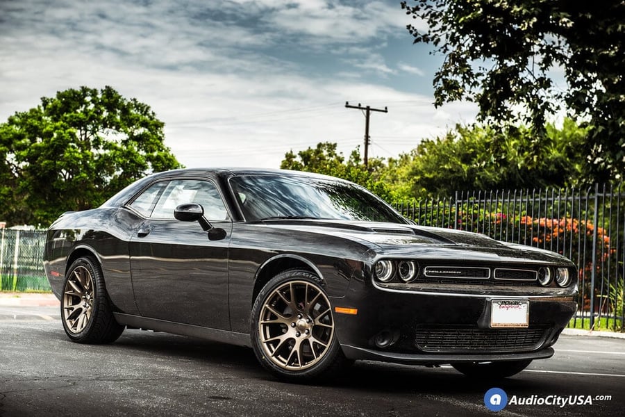 20" Staggered Dodge Challenger Hellcat Wheels Bronze OEM Replica Rims |