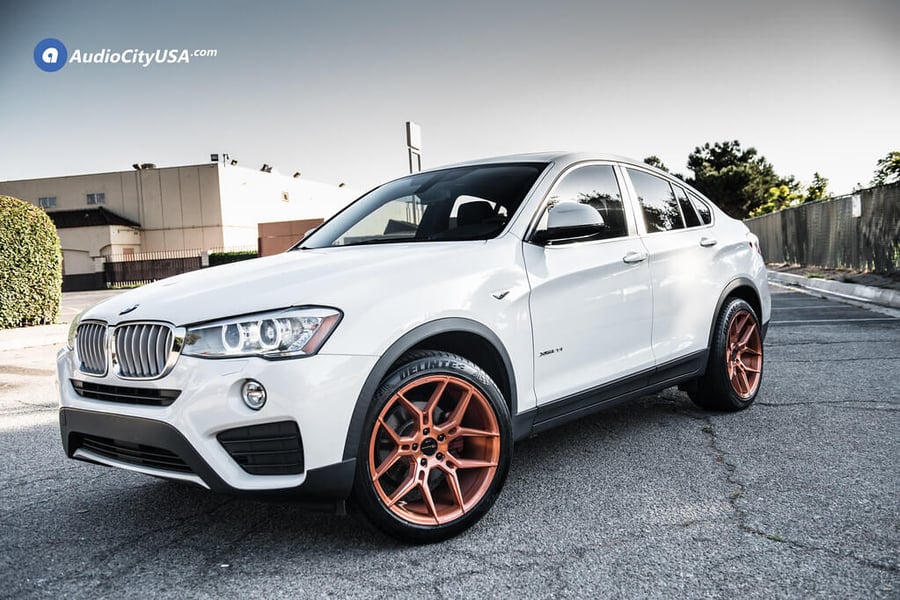 20" Giovanna Wheels Haleb Brushed Copper Rims