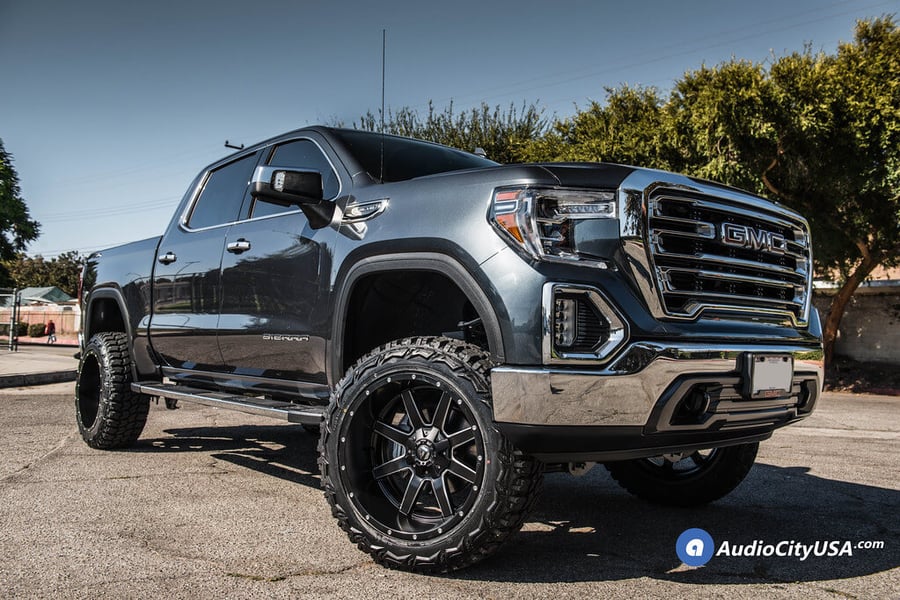 22" Fuel Wheels D538 Maverick Black Milled Off-Road Rims