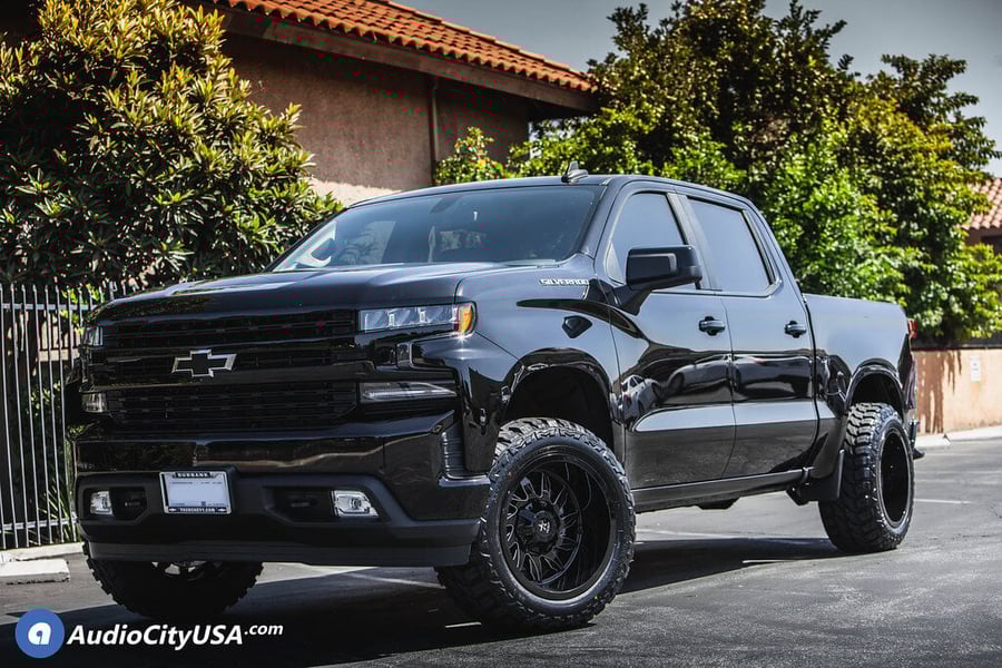 20" RBP Wheels 74R Silencer Gloss Black Milled Off-Road Rims