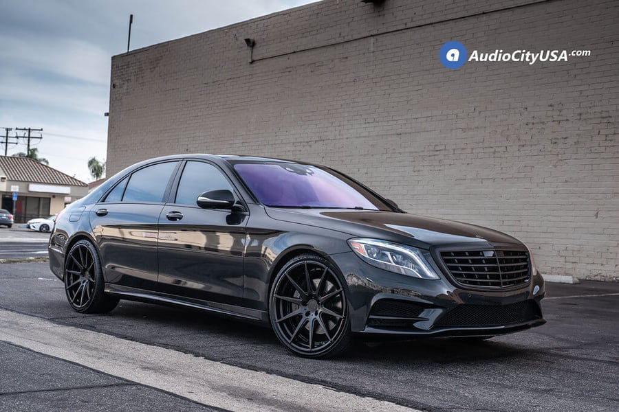 22" Staggered Verde Wheels V20 Insignia Satin Black Rims