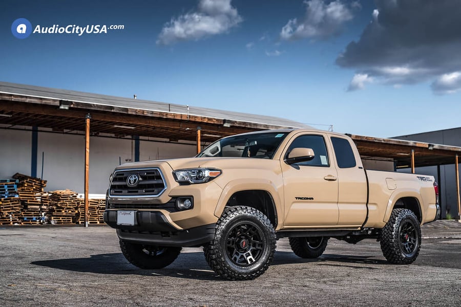 17" Tacoma TRD Wheels Satin Black OEM Replica Rims
