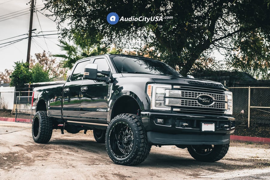 22" RBP Wheels 87R Blade Gloss Black Milled Off-Road Rims