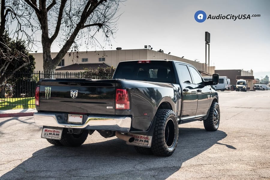20" Fuel Wheels D574 Cleaver Dually Gloss Black Milled Off-Road Rims