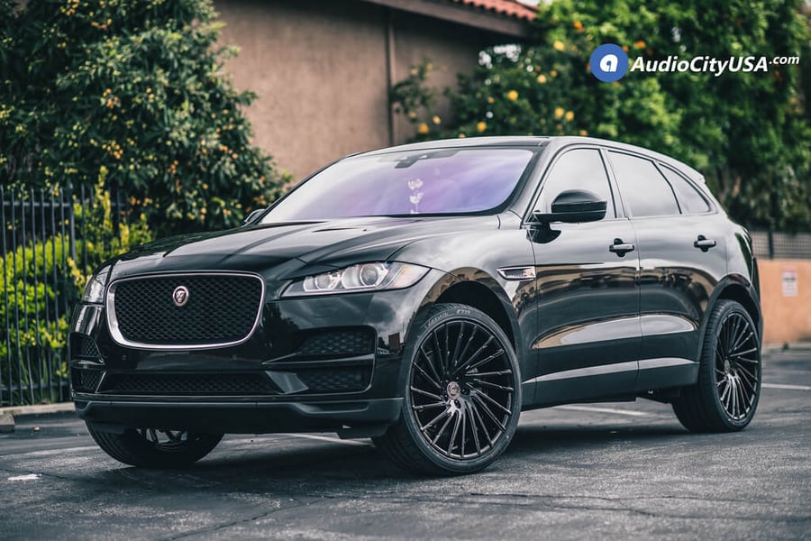 22" Lexani Wheels Wraith Gloss Black Rims 