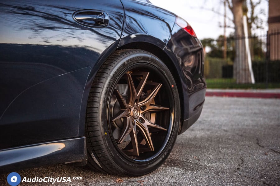 20″ Lexani Wheels R-Twelve Satin Bronze Face