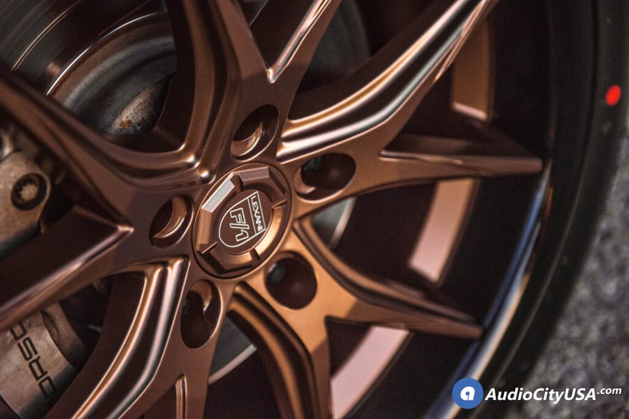 20″ Lexani Wheels R-Twelve Satin Bronze Face