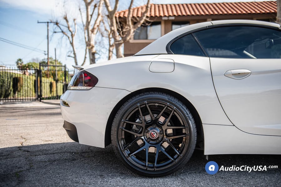 19″ Staggered Curva Wheels C300 Gloss Black Rims For 2011 BMW Z4