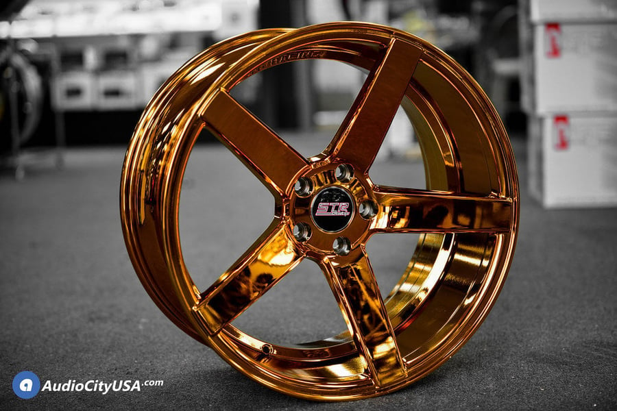 STR Wheels 607 Candy Copper Rims deep concave Audio City USA