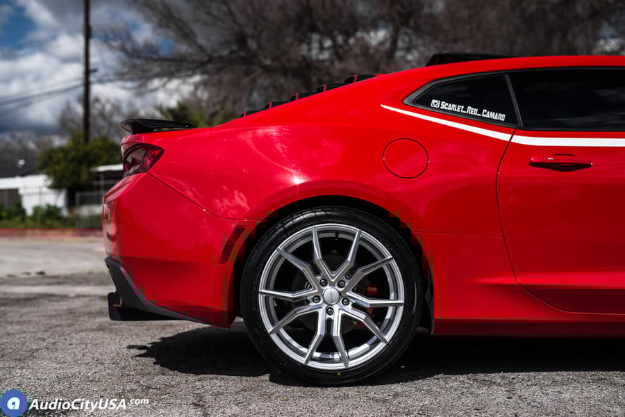 20″ Staggered Rosso Wheels for 2017 Chevrolet Camaro
