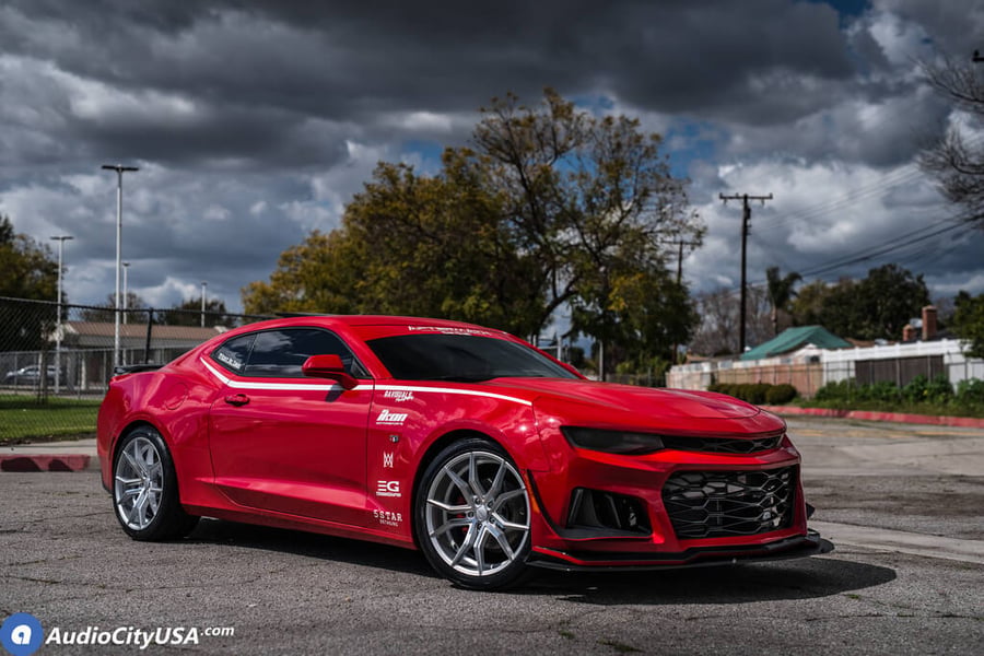 20″ Staggered Rosso Wheels for 2017 Chevrolet Camaro