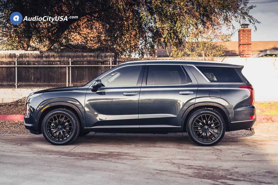 20″ Verde Wheels V27 Saga Satin Black Rims for 2020 Hyundai Palisade ...