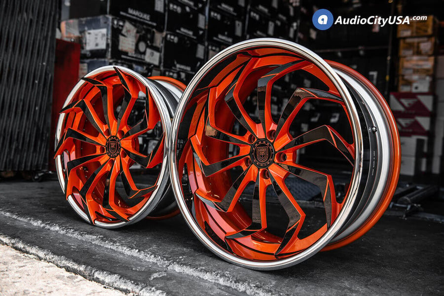 Lexani Forged Wheels LZ-770 & LF-770 Orange Madness