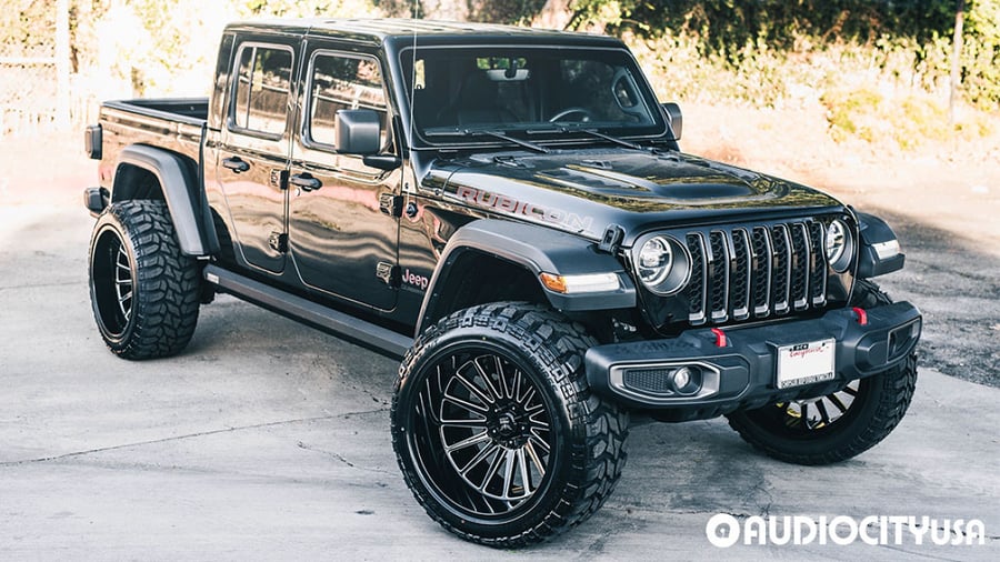 2021 Jeep Gladiator Force Off-Road F40 24 inch Wheels | Gallery |  AudioCityUSA