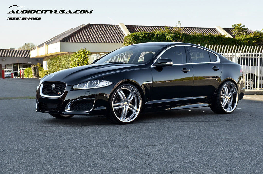 2012 Jaguar XFR - Supercharged on 22" XIX X 15 Silver ...