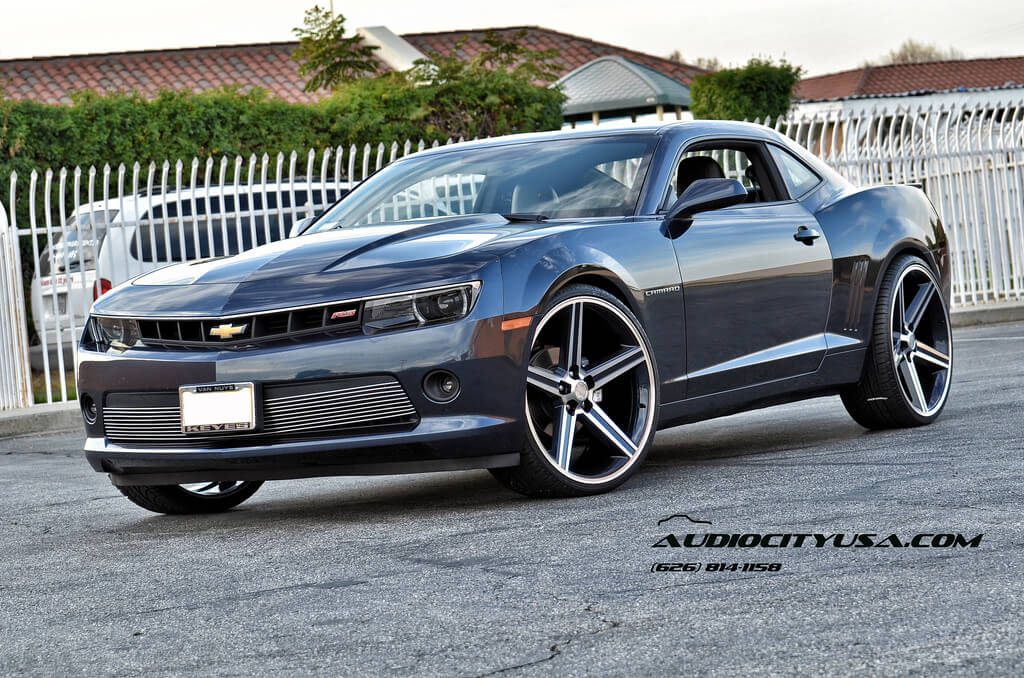 2014 Chevy Camaro RS with 24" IROC Wheels Rims with Custom Color match...