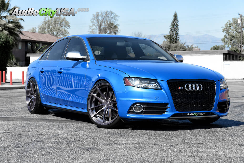 2010 Audi S4 | 20" Stance Wheels SC 1 Brush Titanium Wheels Rims