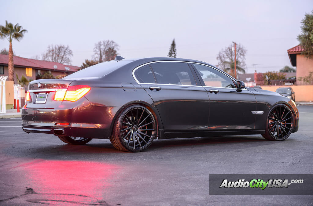 22 Varro Wheels Vd 15 Matte Black Finish Rims For 2011 Bmw 740 Li