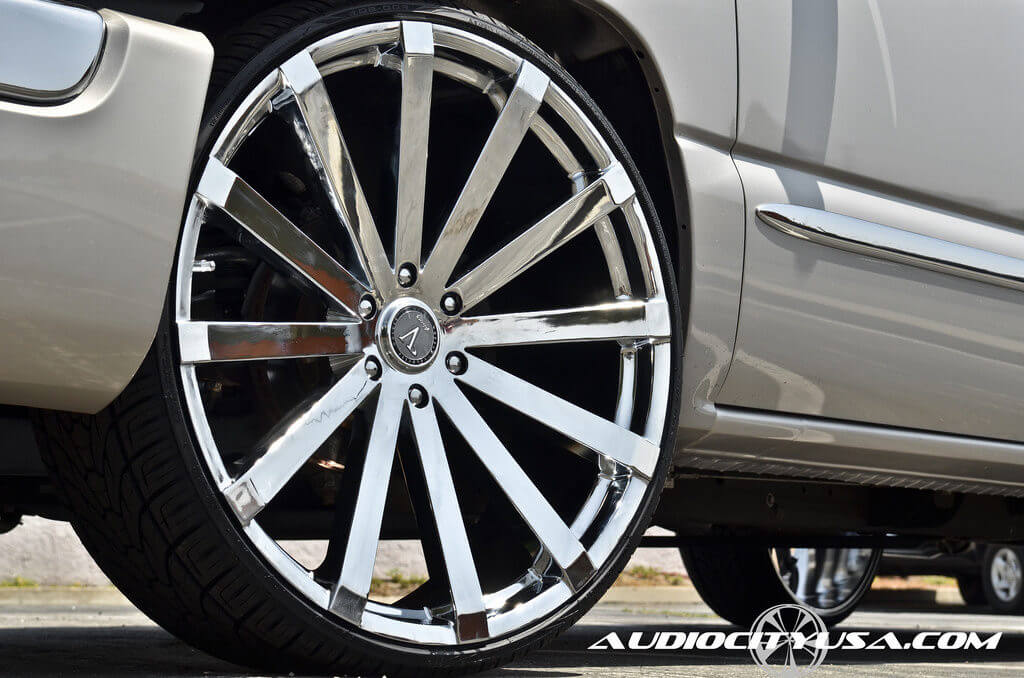 26″ Velocity Wheels VW12 Chrome Rims for 2006 GMC Sierra