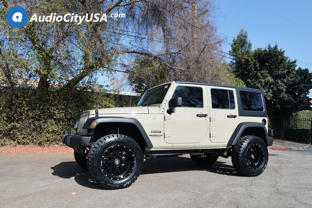Hostile Wheels Sprocket Satin Black Rims Audiocityusa Jeep