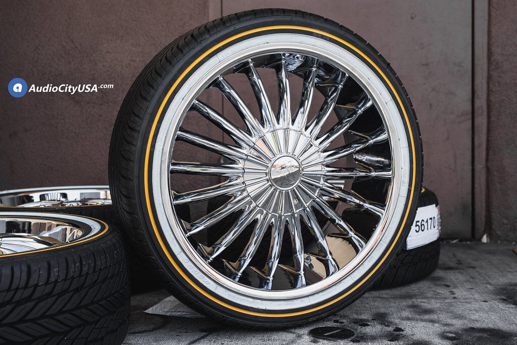 cadillac rims and vogue tires for sale.