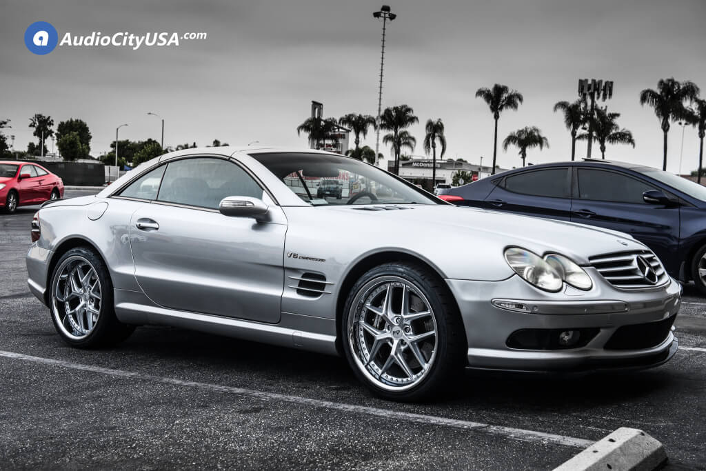 20" Niche Wheels M225 Silver with Chrome Lip