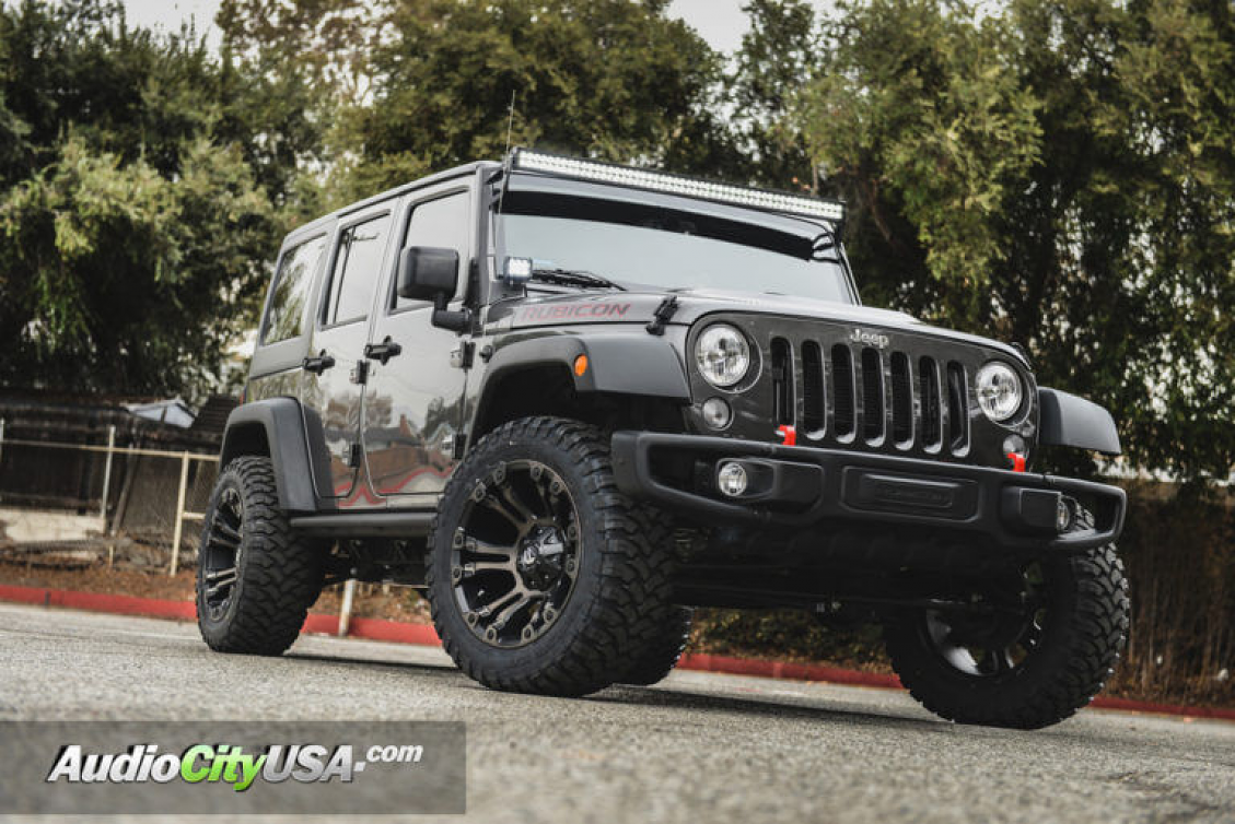 2017 Jeep Wrangler Fuel D569 Vapor 20 inch Wheels | Gallery | AudioCityUSA