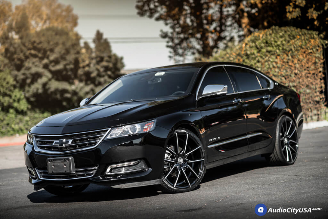 2017 Chevrolet Impala Lexani Gravity 22 inch Wheels | Gallery | AudioCityUSA What Size Tires Are On A 2017 Chevy Impala