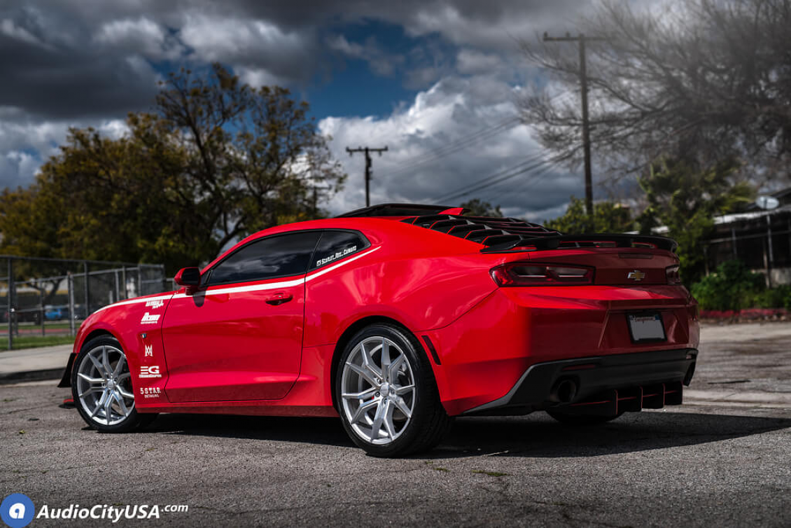 2017 Chevrolet Camaro Paragon Rosso Icon 20 inch Wheels | Gallery ...