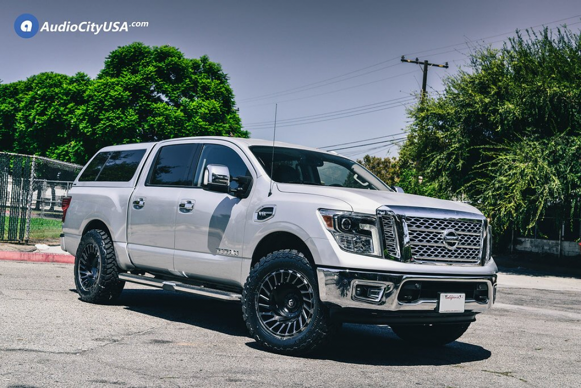 2017 Nissan Titan Fuel D683 Cyclone 20 inch Wheels | Gallery | AudioCityUSA