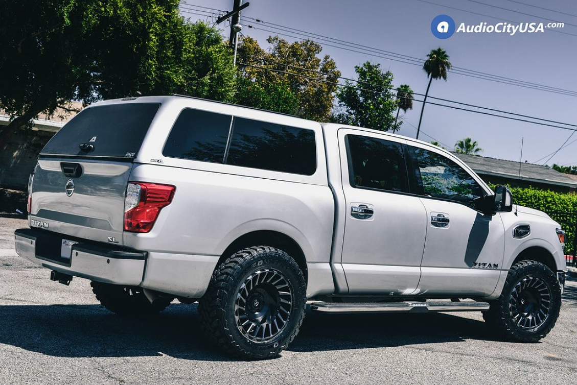 2017 Nissan Titan Fuel D683 Cyclone 20 inch Wheels | Gallery | AudioCityUSA