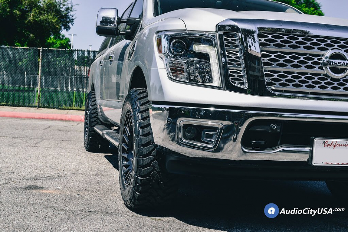 2017 Nissan Titan Fuel D683 Cyclone 20 inch Wheels | Gallery | AudioCityUSA