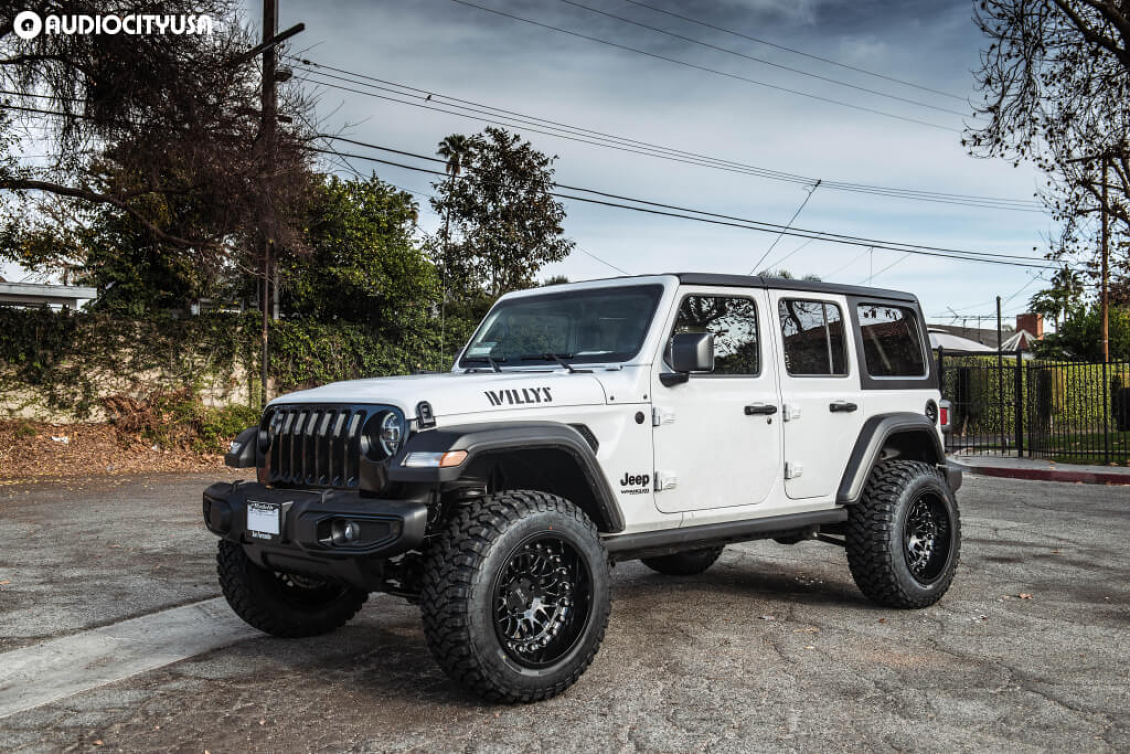 2020 Jeep Wrangler Black Rhino Fury 20 inch Wheels | Gallery | AudioCityUSA