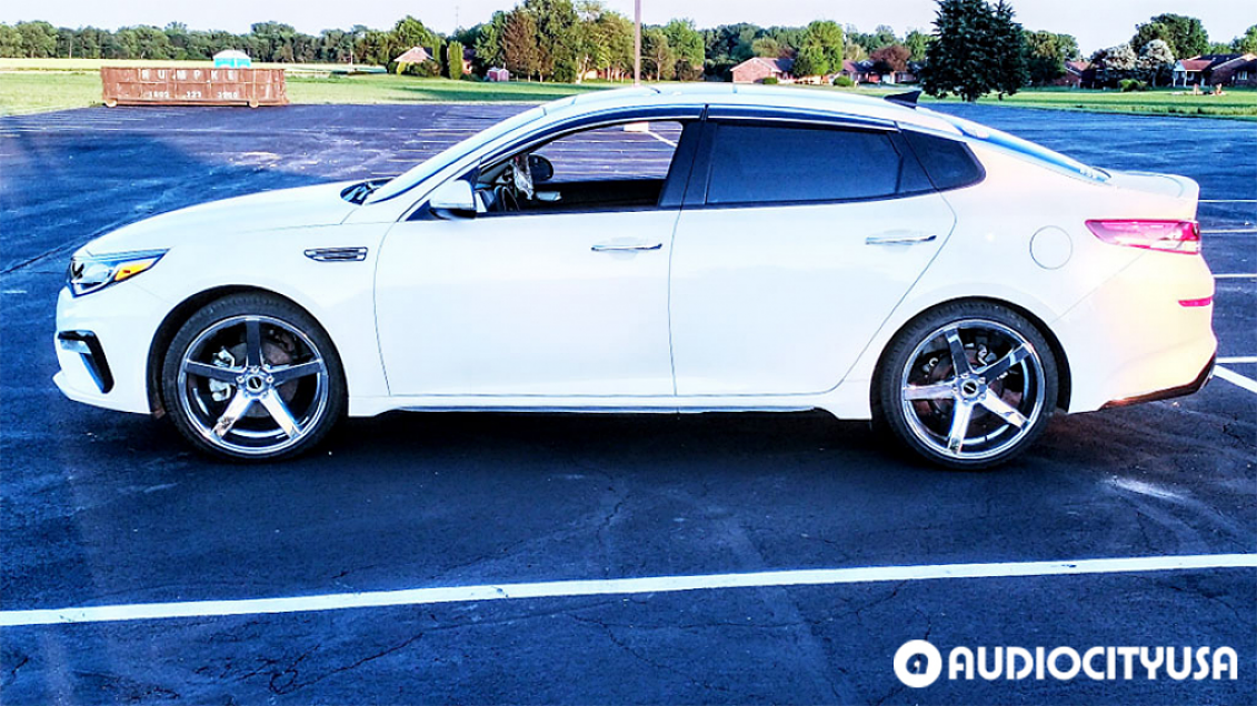 2019 KIA Optima on 20" Strada Wheels Perfetto Chrome | Gallery