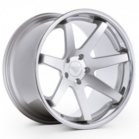 22 Ferrada Wheels Fr1 Silver Machined With Chrome Lip Rims