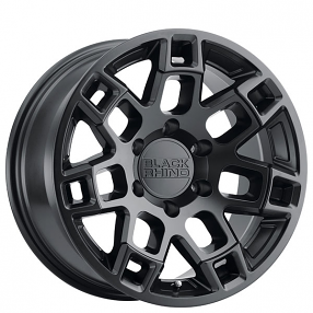 17" Black Rhino Wheels Ridge Matte Black Off-Road Rims #BRO102-1