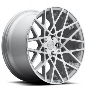 18" Rotiform Wheels R110 BLQ Silver Machined Rims