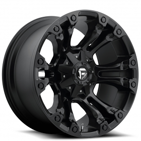 22" Fuel Wheels D560 Vapor Matte Black Off-Road Rims 
