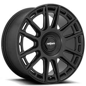 20" Staggered Rotiform Wheels R159 OZR Matte Black Rims 